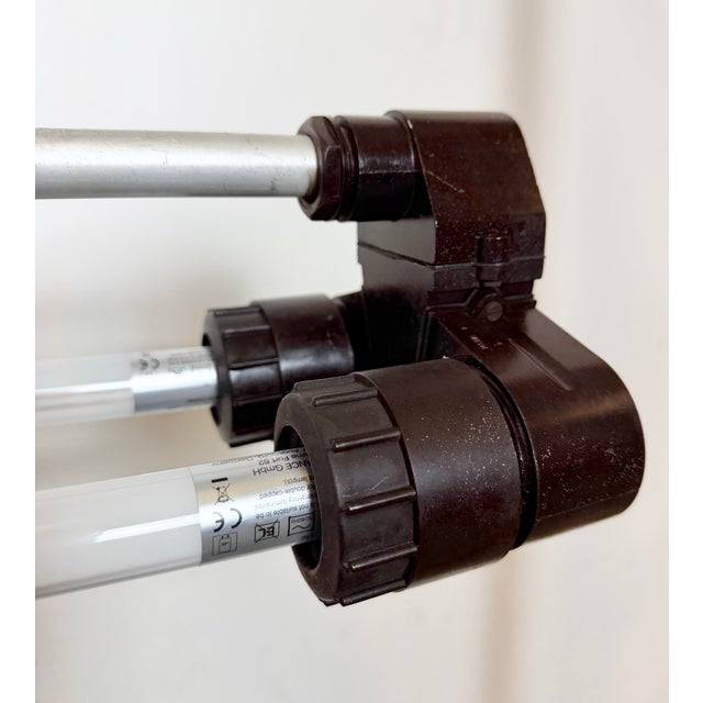 1970s Industrial Grey Tube Light from Elektrosvit, 1970s For Sale - Image 5 of 18