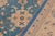 Textile 1990s Bohemien Ziegler Blue Beige Hand-Knotted Wool Rug - 9'2'' X 11'10'' For Sale - Image 7 of 7