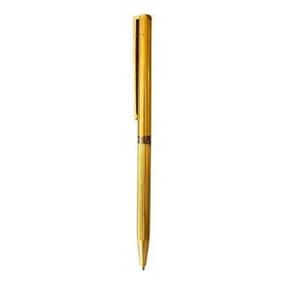 St DuPont Paris 925 Silver With Gold Plate Vintage Pen For Sale