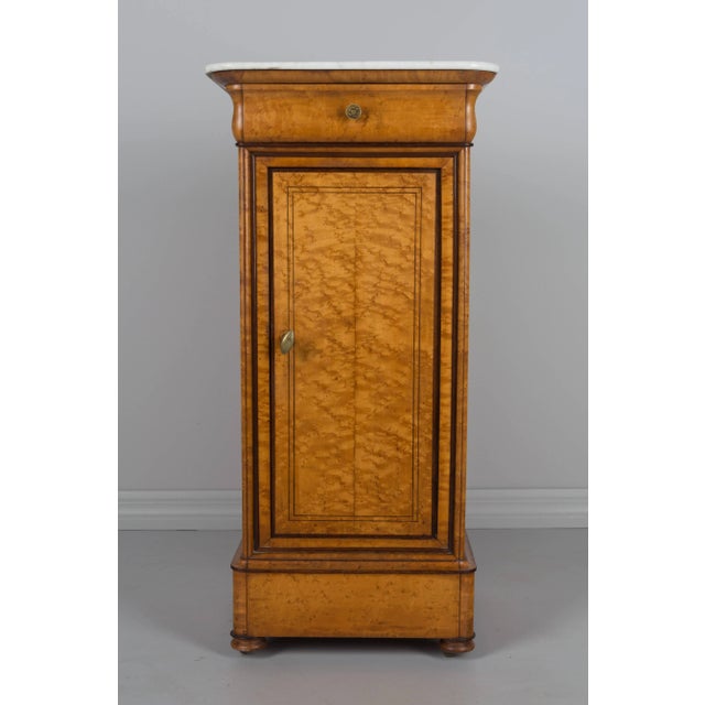 French 19th Century French Charles X Period Side Table or Nightstand For Sale - Image 3 of 11