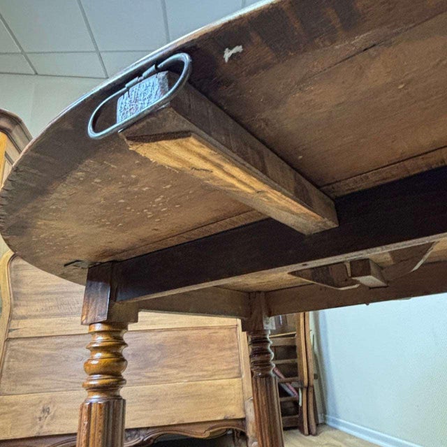 Antique Round Dining Table, France For Sale - Image 6 of 14