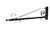 English Vintage Wrought Iron Twisted Barber Pole Style Hanging Sign Holder For Sale - Image 3 of 11
