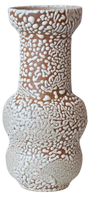 C-018 White Stoneware Vase by Moïo Studio