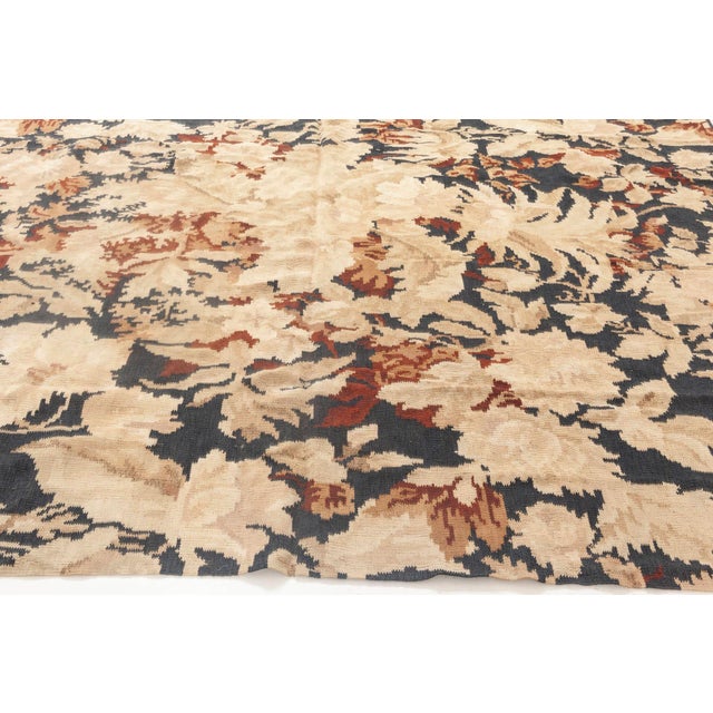 Contemporary Floral Bessarabian Design Handmade Wool Rug by Doris Leslie Blau For Sale - Image 4 of 6