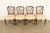 English Kindel Furniture Style Federal Carved Mahogany Dining Chairs, Set of Four For Sale - Image 3 of 13
