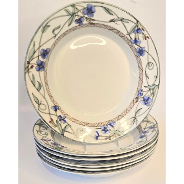 Contemporary 1980s Floral Dansk Bowls- Set of Six For Sale - Image 3 of 12