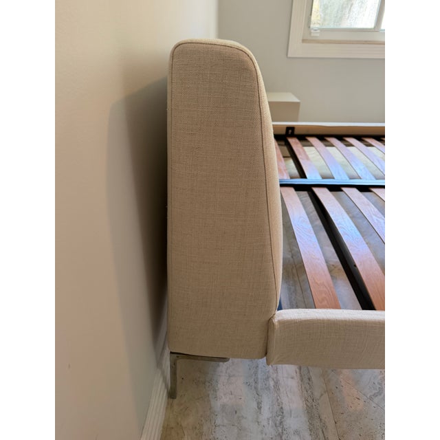 Sand B&b Italia Charles King Bed Frame For Sale - Image 8 of 8