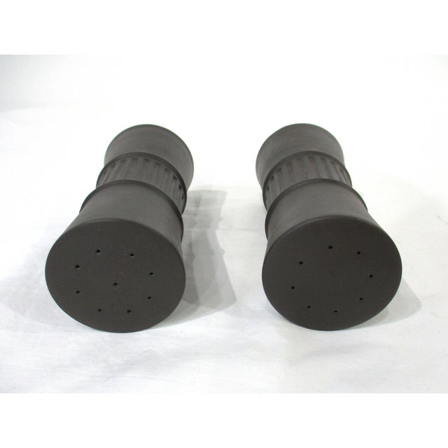 Dansk Dansk Flamestone Salt & Pepper Shakers by Jens Quistgaard Denmark For Sale - Image 4 of 7