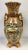 Japanese Hand Painted Gold Gilt Vase With Handles For Sale In New York - Image 6 of 10