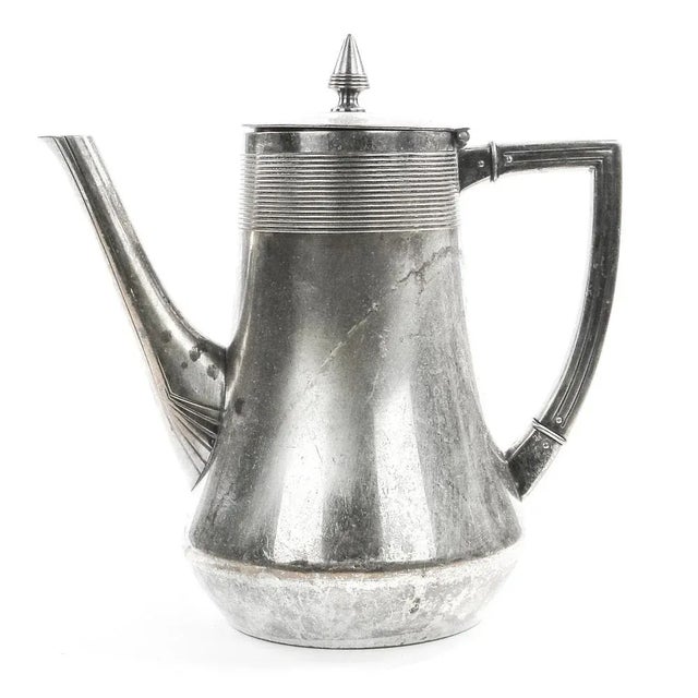Silver Art Nouveau Coffee Jug from WMF, 1890s For Sale - Image 8 of 9
