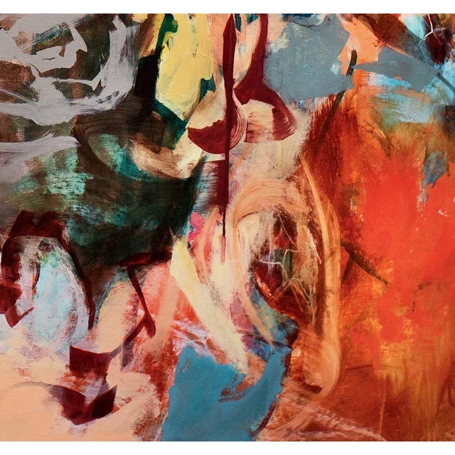 Abstract Oversized Original Abstract Oil Painting For Sale - Image 3 of 4