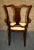 Brown Antique Mahogany Boudoir Armchair Edwardian Inlaid Marquetry Accent Side Chair For Sale - Image 8 of 13