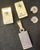 Late 20th Century Pair of Sterling Silver Channel Inlay Multi-Stone Earrings W/ Matching Pendant .925 Mexico For Sale - Image 10 of 10