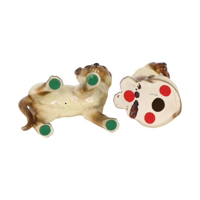 Siamese Cat Figurines in Glazed Ceramic, Japan, 1950s, Set of 2 For Sale - Image 12 of 14