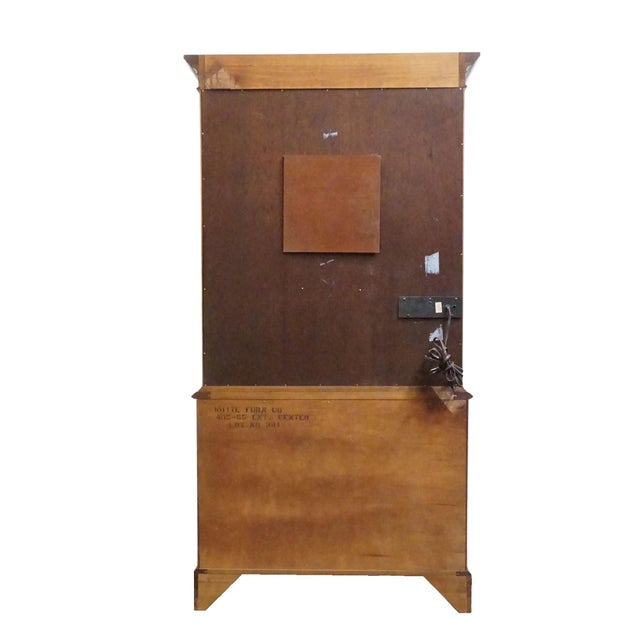 White of Mebane Solid Mahogany Traditional Style 42" Media Armoire 405-65 For Sale - Image 15 of 17