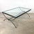 Metal Sculptural Patinated Iron and Beveled Glass Coffee Table For Sale - Image 7 of 14