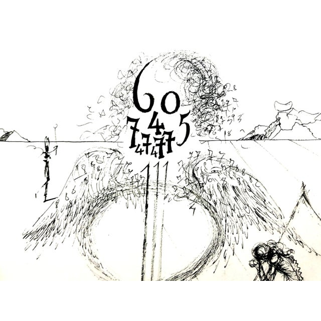 Salvador Dali - The War - Original Etching 1967 For Sale - Image 6 of 9