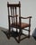 Vintage French Country Brown Oak Barley Twist Arm Chair For Sale - Image 15 of 16