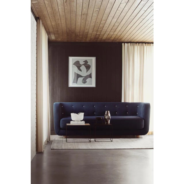 Beige and Natural Oak Raf Simons Vidar 3 Vilhelm Sofa by Lassen For Sale - Image 6 of 9