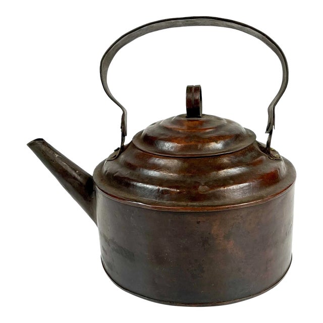 19th Century Chinese Copper Teapot For Sale