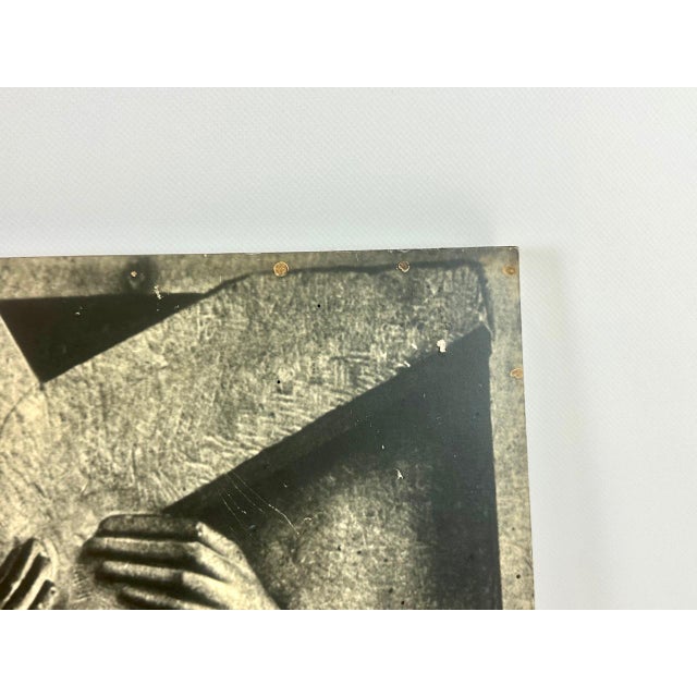 Brutalist Stations of the Cross, Print on Board, 1960s, Set of 3 For Sale - Image 9 of 15