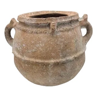 Antique Moroccan Terracotta Vessel For Sale