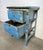 Industrial Blue Iron Chest of Drawers, 1950s For Sale - Image 13 of 18