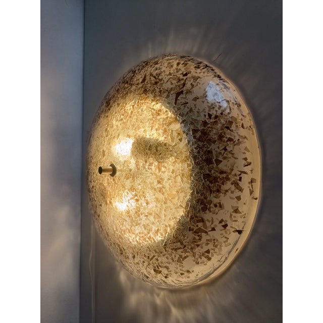 Mid-Century Modern Murano Glass Flush Mount from Hillebrand, 1970s For Sale - Image 10 of 11