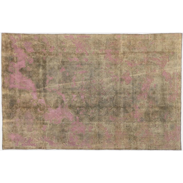 Textile Vintage Turkish Area Rug - 06'06 X 10'00 For Sale - Image 7 of 7