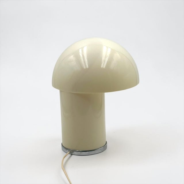 Cream Leila Table Lamp by Verner Panton and Marcello Siard for Collezioni Longato, 1968 For Sale - Image 8 of 15