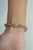 Pink 8.23 Ct Natural Pink Tourmaline Milgrain Eternity Tennis Bracelet in 925 Silver For Sale - Image 8 of 14