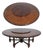 Large Round Barley Twist Mahogany Dining Table For Sale