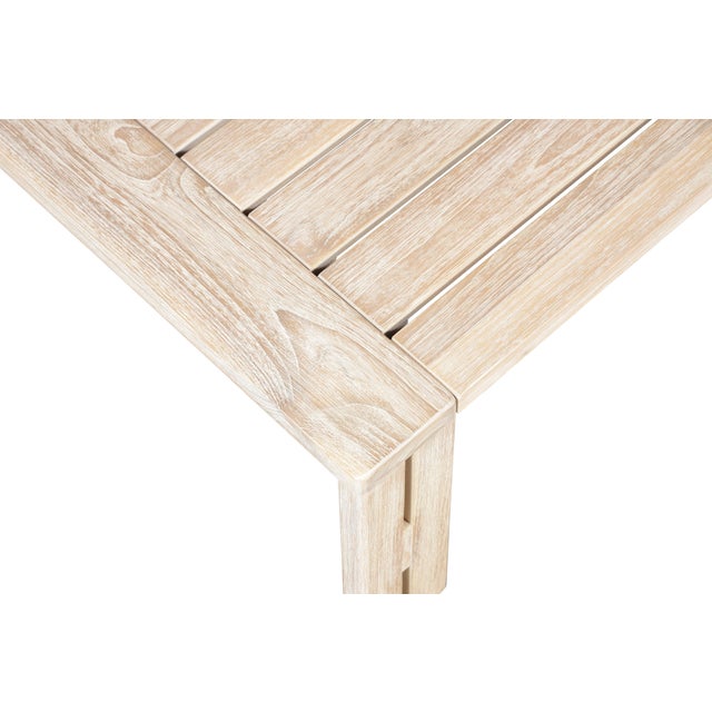 2020s Paradiso Teak Outdoor Natural Look Coffee Table For Sale - Image 5 of 6