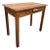 Vintage Solid Oak One-Drawer Writing Desk or Console Table, Refinished For Sale