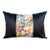 Handmade Black Velvet Lumbar Cushion Cover For Sale