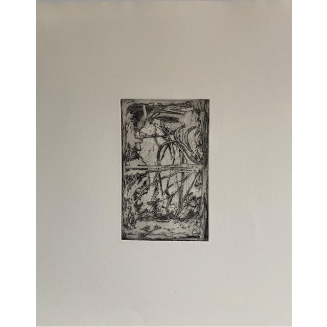Abstract Expressionism Melissa Meyer, American Abstract Expressionist Artist Melissa Meyer Aquatint Etching, 1984-1987 For Sale - Image 3 of 5