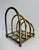 Metal 1980s Postmodern Brass Letter Holder by Geary's Beverly Hills For Sale - Image 7 of 11