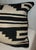 Early 20th Century Geometric Hand Woven Black White Bolster Pillows For Sale - Image 5 of 6