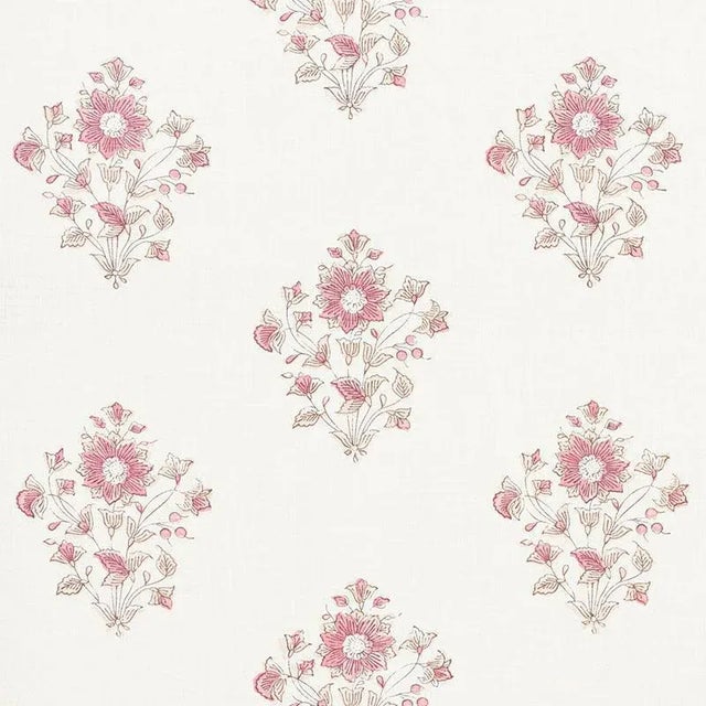 Adapted from an antique Indian woodblock print discovered in a textile archive, this interpretation by Matthew Patrick...