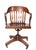 Wood Early 20th Century Classic Bank of England Jury Style Swivel Tilt Office Desk Chair by Sikes For Sale - Image 7 of 14