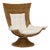 Healdsburg Swivel Chair in Natural Wicker Rattan For Sale
