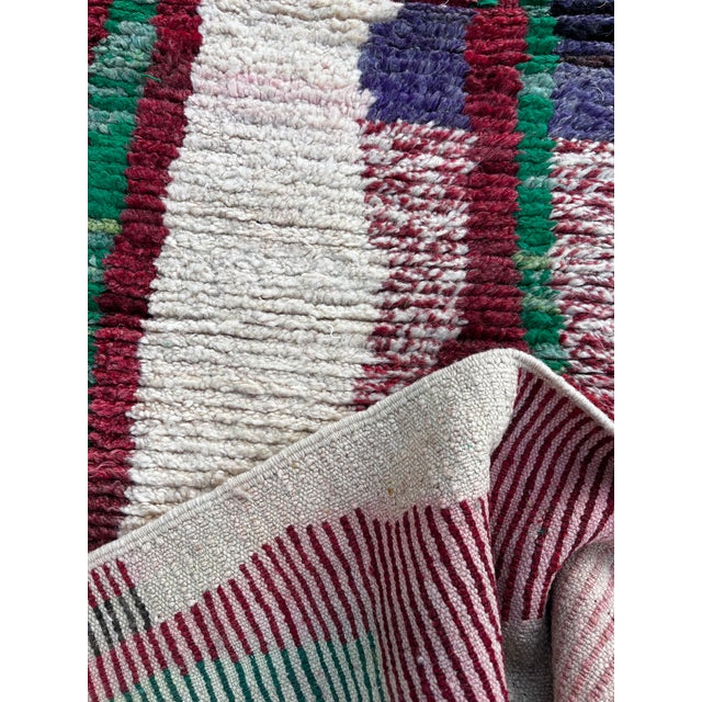 Moroccan Boujad Runner Rug, 1990s For Sale - Image 10 of 11