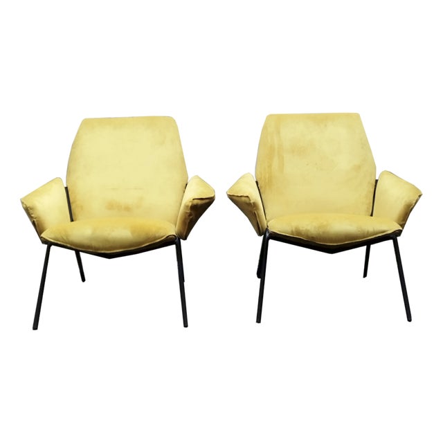 Suzy Armchairs by Giampiero Vitelli for Rossi Albizzate, 1950, Set of 2 For Sale