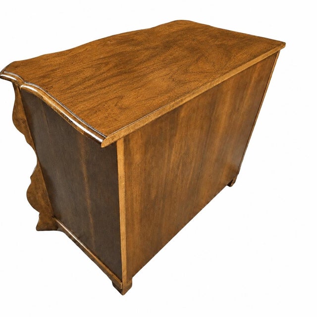 Gemstone Vintage CTH Sherrill Occasional French Bombe Style 3-Drawer Chest For Sale - Image 7 of 10