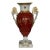 Vintage Vista Alegre Gilt Neo-Classical Porcelain Urn For Sale