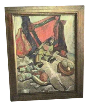 Frank Horowitz Still-Life With Doll Oil on Canvas Circa 1930's