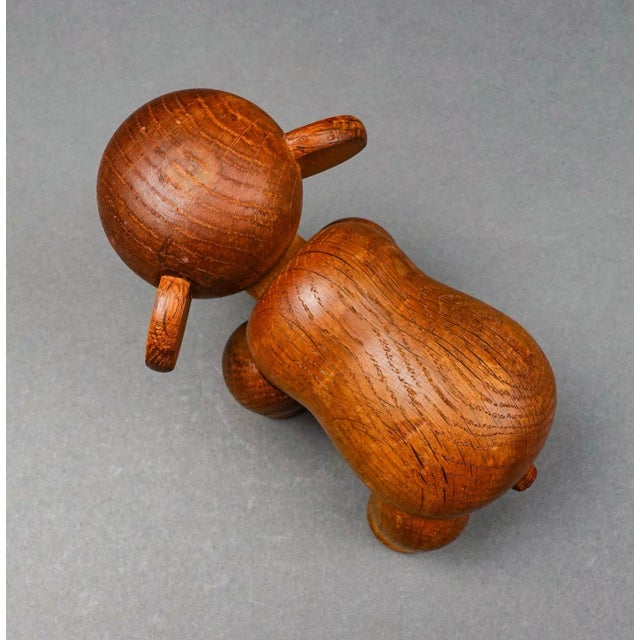 Wood Kay Bojesen Denmark Vintage Mid Century Articulated Wood Teak Elephant Figurine For Sale - Image 7 of 9