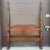Vintage Crescent Furniture Traditional Mahogany Queen Rice Carved Poster Bed For Sale - Image 9 of 11