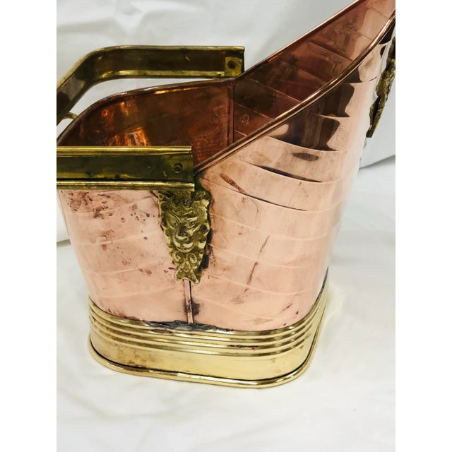 Mid 20th Century Mid Century Copper and Brass Container For Sale - Image 5 of 11