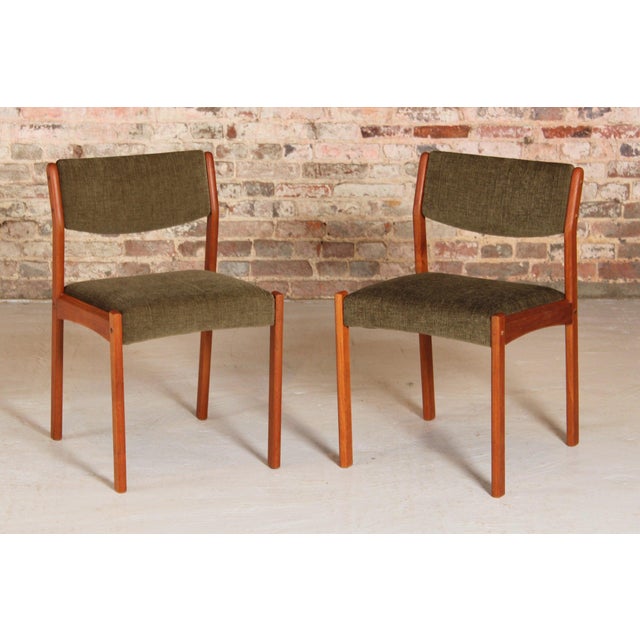 Danish Teak Dining Chairs, 1960s, Set of 4 For Sale - Image 3 of 10